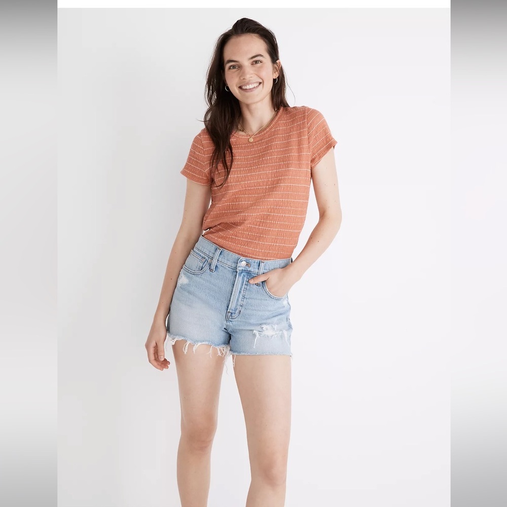 Madewell ‘the perfect jean short’ in Fiore wash